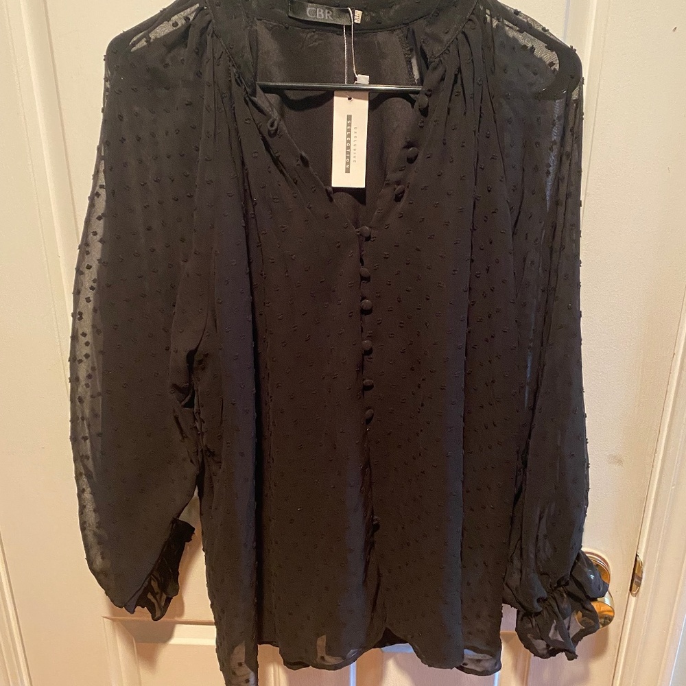 Fancy black blouse